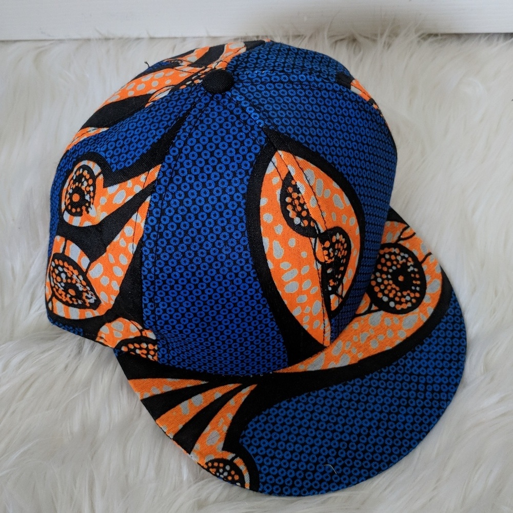 Authentic African Ankara Wax Print Baseball Cap